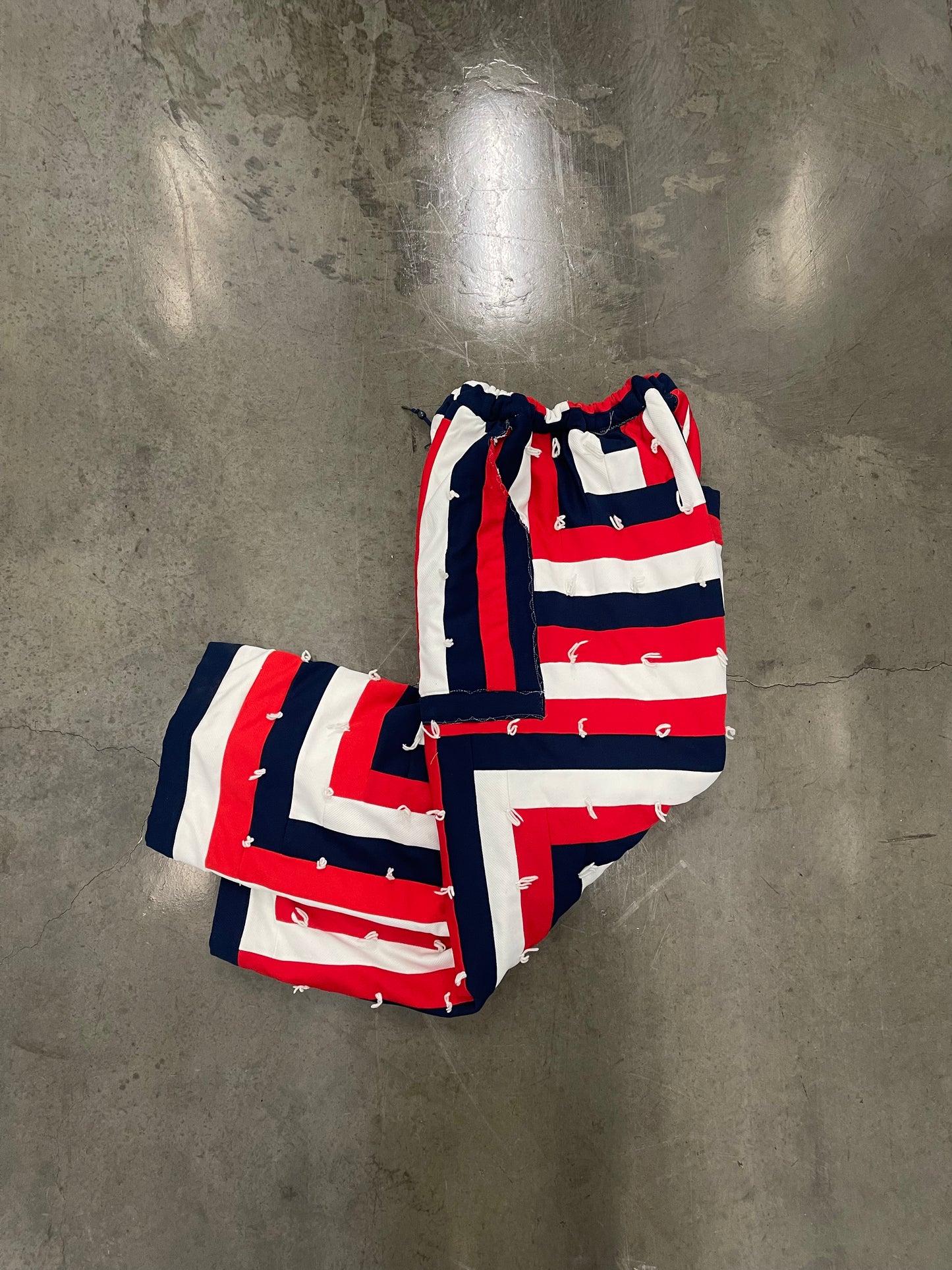 Bluesin’s “Underline The Time” Quilted Polyester Pants