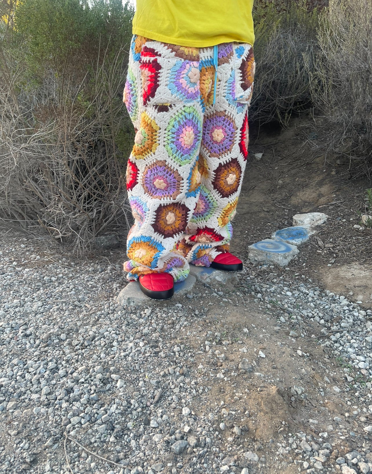 Bluesin’s “Dream So Bright” Crochet Knit Pants