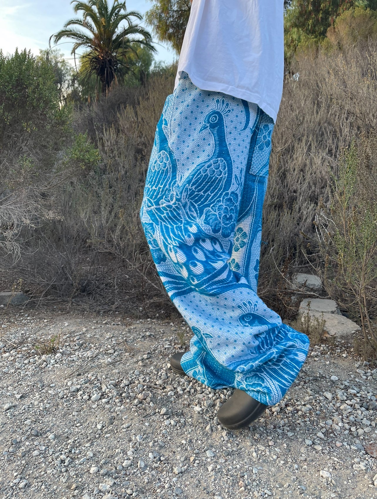 Bluesin’s “Rejoice” Peacock Vintage Pants