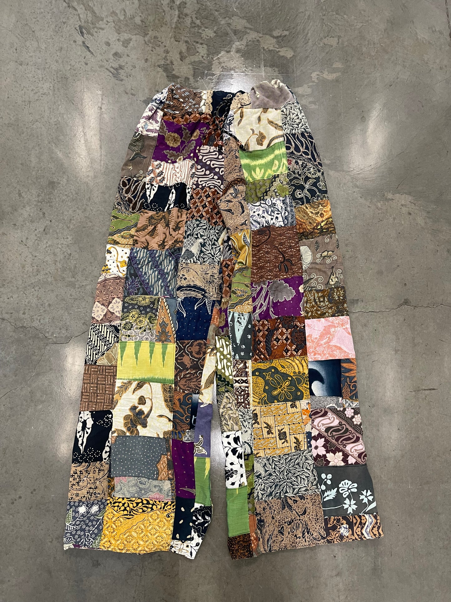 Bluesin’s “The Soundseather” Batik Patchwork Pants
