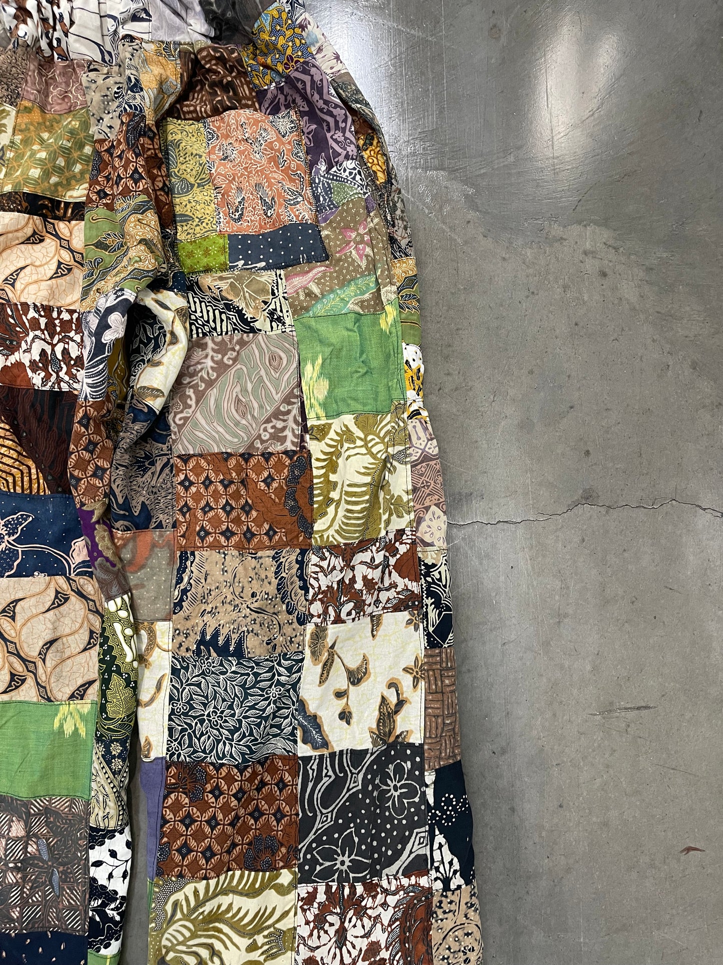 Bluesin’s “The Soundseather” Batik Patchwork Pants