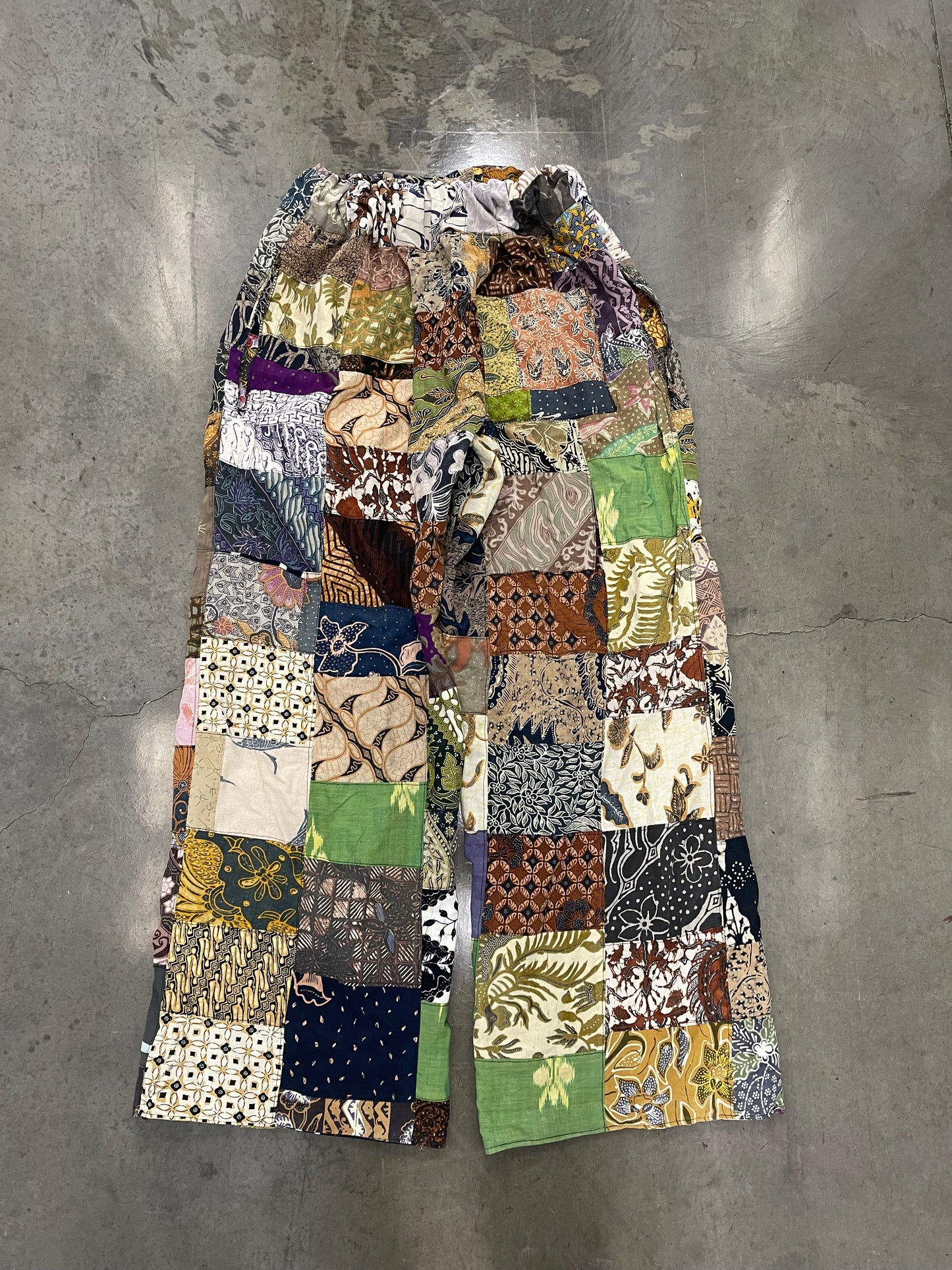 Bluesin’s “The Soundseather” Batik Patchwork Pants