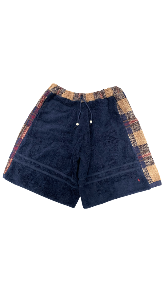 BLUESIN’S “MIDNIGHT SUN” POLO RALPH LAUREN PONY LOGO TOWEL SHORTS
