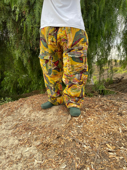 Bluesin’s “Anatidae Camo” Duck Camouflage Quilted Puffer Cargo Pants