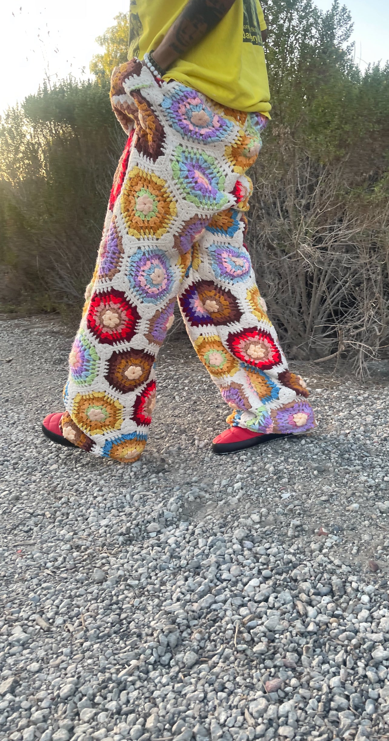 Bluesin’s “Dream So Bright” Crochet Knit Pants