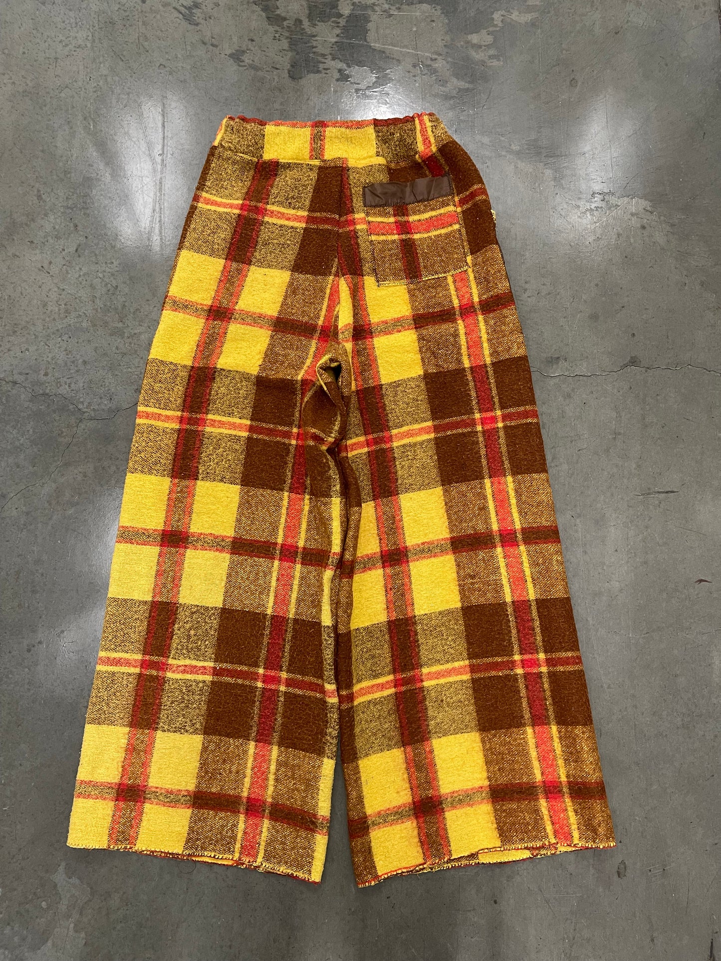 Bluesin’s “Patterned Attire” Plaid Vintage Wide Leg Pants