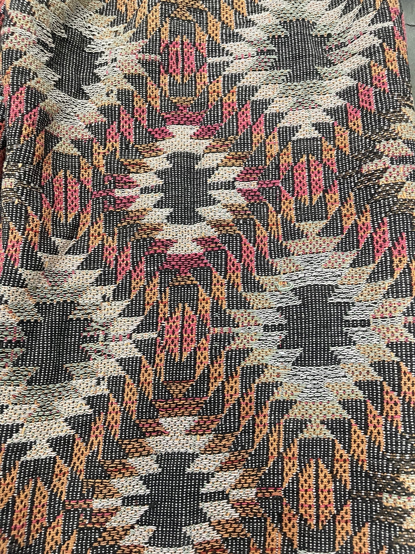 BLUESIN’S “SOUND PATTERNS” SOUUTHWESTERN GEOMETRIC TAPESTRY PANTS