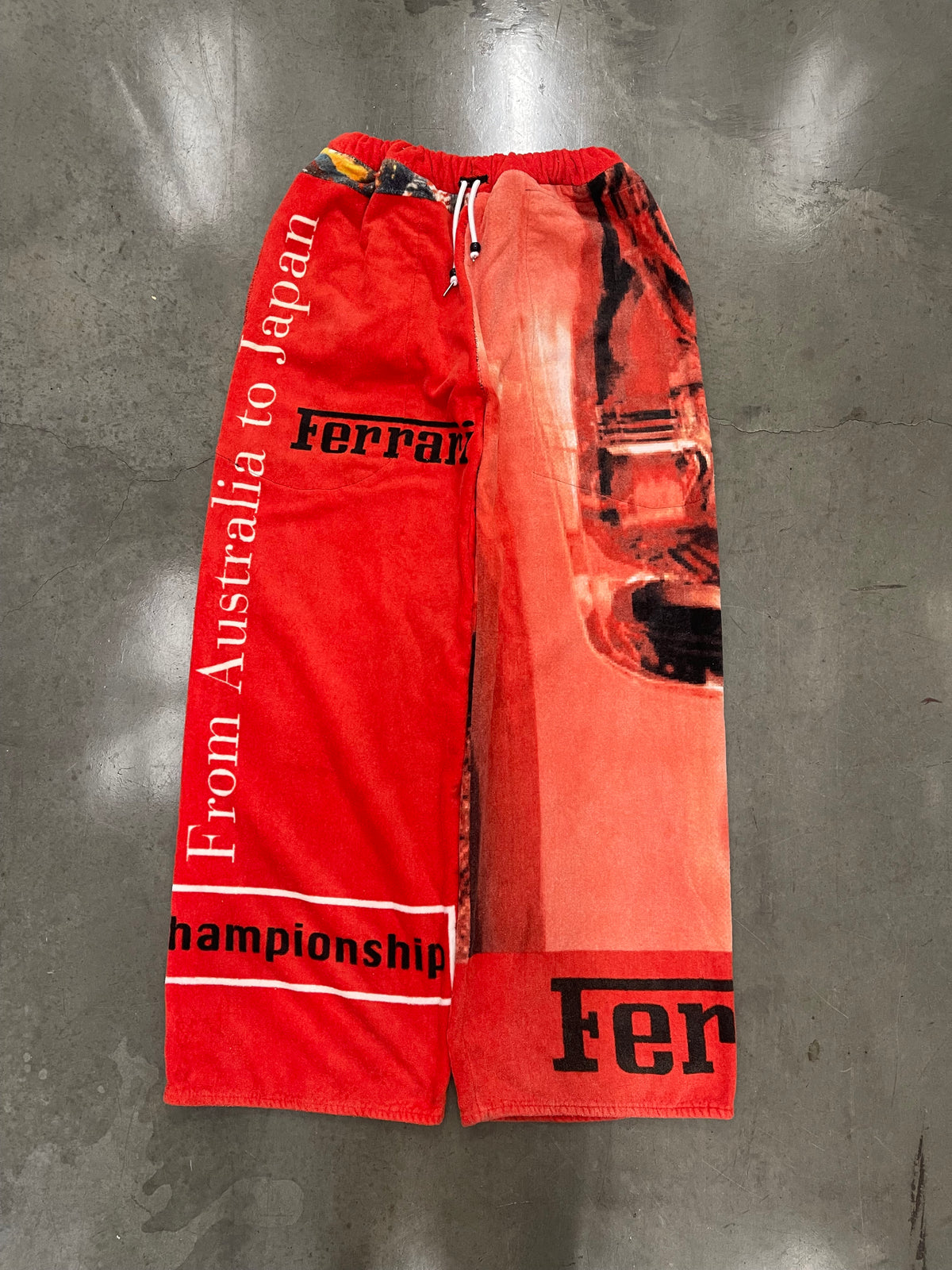 BLUESIN’S “FERRARI” WORLD CHAMPIONSHIPS VINTAGE TOWEL PANTS