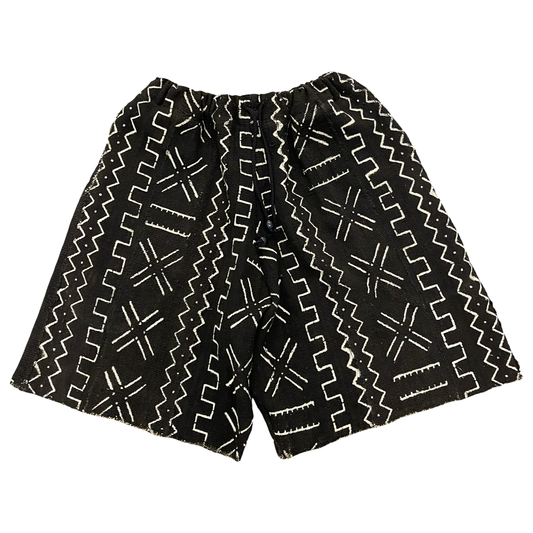 BLUESIN’S “FORESIGHT” MUDCLOTH WOVEN SHORTS