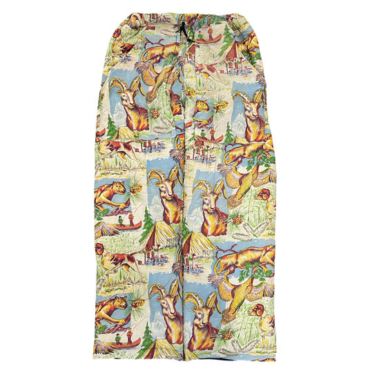 BLUESIN’S “RESEMBLING WILDLIFE” VINTAGE QUILTED PANTS