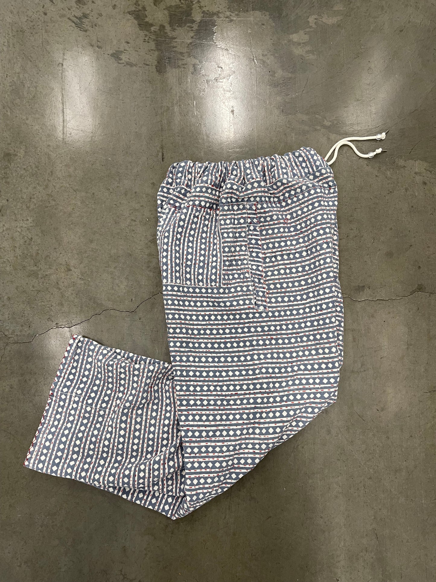 Bluesin’s “True Shape” Kantha Stitch Vintage Pants